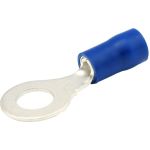 Papuci electrici izolati, albastru cu Inel, terminale pe cablu, 6,4 mm, lungime 26,00 mm, crimpat, 560, 10 terminale la blister Carpoint AutoDrive ProParts