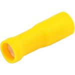 Papuci electrici izolati, mama, galben Rotund, 5,00 mm, lungime 27,0 mm, crimpat, 849, 10 buc. la blister Carpoint AutoDrive ProParts