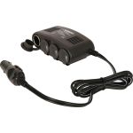 Priza auto multipla Carpoint cu 4 iesiri de 12V, max 10A, cablu de 125cm AutoDrive ProParts