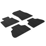 Set covorase auto din cauciuc BMW X5 (G05) 11.2018-, Hybrid SUV 11.2018 (doar automat),Negru, Gledring, 4 buc. AutoDrive ProParts