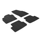 Set covorase auto din cauciuc VW Polo 10.2017- (5 usi), Negru, Gledring, 4 buc. AutoDrive ProParts