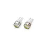 Bec de pozitie tip LED , T10 W2.1x9.5 W5W, 12V , 3xCOB, cu lupa , culoare alb , AMIO, set 2 buc AutoDrive ProParts