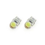 Bec de pozitie tip LED T10 W2.1x9.5 W5W, 12V, 2 LED COB 0.8W, culoare alb, AMIO, set 2 buc AutoDrive ProParts