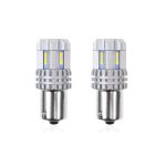 Bec pozitie ciresa auto tip LED UltraBright Canbus R5W, 12V-24V; BA15s, 12 LED SMD 3020, 2 buc. AutoDrive ProParts