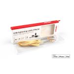 Cablu incarcare telefon, cablu transfer date, 1 metru, FullLinkm 2.4A, FastCharge, AMIO (Iphone, Ipad, Ipod) AutoDrive ProParts
