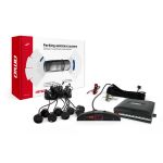 Senzori parcare AMIO cu afisaj si semnalare acustica , 8 senzori negri pentru fata si spate AutoDrive ProParts