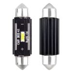 Set 2 becuri auto Amio LED UltraBright, C5W SV8.5-8, 1 SMD 1860, 2.9W, 41mm, Canbus, 12-24V, leduri alb sofit Festoon AutoDrive ProParts