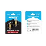 Set 2 becuri auto Vertex LED , C5W SV8.5-8, 12SMD 4014, 2W, 31mm, Canbus, 12-24V, leduri alb sofit Festoon AutoDrive ProParts