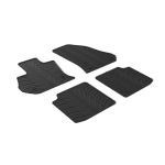 Set covorase auto din cauciuc Fiat 500L Facelift 07.2017, Negru, Gledring, 4 buc. AutoDrive ProParts