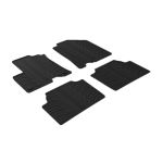 Set covorase auto din cauciuc Kia e-NIRO Hatchback 03.2018- (Electric), Negru, Gledring, 4 buc. AutoDrive ProParts