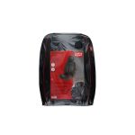 Husa protectie scaun Genoa Carpoint, 1 bucata, fixare benzi elastice, sezut 50x50, spatar 50x88cm incluzand tetiera, cu dunga rosie AutoDrive ProParts