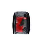 Husa protectie scaun Madrid Carpoint, 1 bucata, fixare benzi elastice, sezut 50x50, spatar 50x88cm incluzand tetiera, cu dunga rosie AutoDrive ProParts