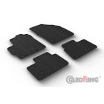 Set covorase auto din cauciuc Toyota Aygo X Hatchback 03.2022-, (5 usi, Manual/ Automat), Negru, Gledring, 4 buc. AutoDrive ProParts