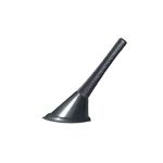 Tija antena auto Sumex, negru, cauciucata, 80mm, adaptor 5-6mm AutoDrive ProParts