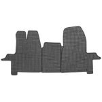 Set covorase auto din cauciuc Ford Transit 2014-; Ford Custom 2012-, 2/3 locuri, [randul 1] (comercial), Negre AutoDrive ProParts
