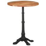 Masă de bistro, Ø60 x 76 cm, lemn masiv de acacia GartenMobel Dekor