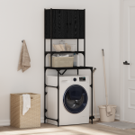 Dulap pentru mașina de spălat Stejar Negru 68x48.5x194 cm GartenMobel Dekor