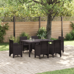 Masă de grădină Maro 150x100x73 cm din ratan sintetic GartenMobel Dekor
