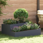 Ghivece & Plante Antracit Plastic Mare Ghiveci Metalic GartenMobel Dekor