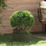 Ghiveci Verde Olive Verde Olive Metal Mediu Rezistent GartenMobel Dekor