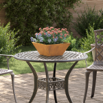 Ghivece metalice Oțel rezistent la vreme 35 x 35 x 15 cm GartenMobel Dekor