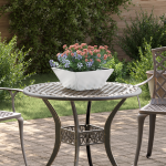 Set de Ghivece Metalice Oțel galvanizat 35 x 35 x 15 cm GartenMobel Dekor