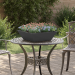 Set de Ghivece din Plastic Negru 50 x 50 x 15 cm GartenMobel Dekor