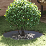 Set de ghivece din plastic Antracit Plastic Mare Rezistent GartenMobel Dekor