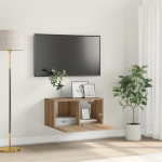 Set cabinet TV Stejar Lemn prelucrat Cabinet TV Dreptunghiular GartenMobel Dekor