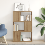 Suport de cărți Stejar artizanal Lemn prelucrat 60 x 24 x 94 cm GartenMobel Dekor