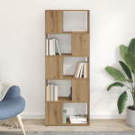bibliotecă stejar artisanal plăci aglomerate 60 x 24 x 155 cm GartenMobel Dekor