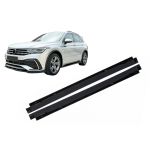 Extensii Praguri Laterale VW Tiguan II Mk2 R/R Line Facelift (2020-2024) Negru Performance AutoTuning