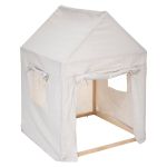 Casuta copii Atmosphera Safari, lemn de pin si panza textila, 77x115 cm, bej Household NewTrend