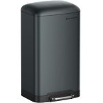 SONGMICS Cos de gunoi 34x25x61 cm, 30L, cu pedala, capac soft-close si galeata detasabila, verde-gri Household NewTrend