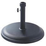 Suport baza pentru umbrele de gradina, din beton, 45 cm diametru, 16kg, negru Household NewTrend