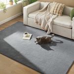 SONGMICS Covor decorativ antiderapant, lavabil la masina, 160×230 cm, gri Household NewTrend