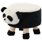 Taburet pentru copii, 28x25cm, maxim 50kg, model panda Household NewTrend
