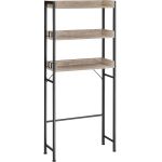 VASAGLE Raft de depozitare pentru baie, suprapunere peste masina spalat sau vas WC, 25x63x165 cm, gri Household NewTrend