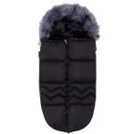 Sac iarna de bebelusi pentru carucior, marime universala, cu gluga, 90x45cm, negru Household NewTrend