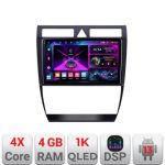 Navigatie Audi A6 Quad Core A-102  4+64 InCell Display 1K Android Waze USB Navigatie Internet Youtube Radio CarStore Technology