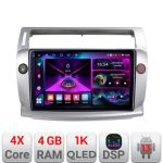 Navigatie Citroen C4 Quad Core A-088  4+64 InCell Display 1K Android Waze USB Navigatie Internet Youtube Radio CarStore Technology