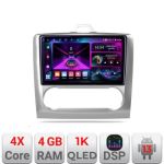 Navigatie Ford Focus 2 Automat A-140-automatic  4+64 InCell Display 1K Android Waze USB Navigatie Internet Youtube Radio CarStore Technology