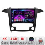 Navigatie Ford S-Max 2008-2012 A-003  4+64 InCell Display 1K Android Waze USB Navigatie Internet Youtube Radio CarStore Technology