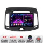 Navigatie Hyundai Elantra 2007-2011 A-2009  4+64 InCell Display 1K Android Waze USB Navigatie Internet Youtube Radio CarStore Technology