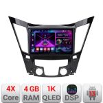 Navigatie Hyundai Sonata 2011-2015 A-259  4+64 InCell Display 1K Android Waze USB Navigatie Internet Youtube Radio CarStore Technology