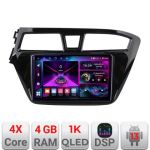 Navigatie Hyundai i20 2015-2018 A-517  4+64 InCell Display 1K Android Waze USB Navigatie Internet Youtube Radio CarStore Technology