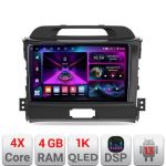 Navigatie Kia Sportage 2010- A-325  4+64 InCell Display 1K Android Waze USB Navigatie Internet Youtube Radio CarStore Technology