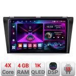 Navigatie Mazda 3 2009-2014 A-034  4+64 InCell Display 1K Android Waze USB Navigatie Internet Youtube Radio CarStore Technology