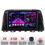 Navigatie Mazda 6 2013-2017 A-223  4+64 InCell Display 1K Android Waze USB Navigatie Internet Youtube Radio CarStore Technology