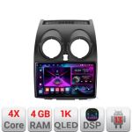 Navigatie Nissan Qashqai A-499  4+64 InCell Display 1K Android Waze USB Navigatie Internet Youtube Radio CarStore Technology